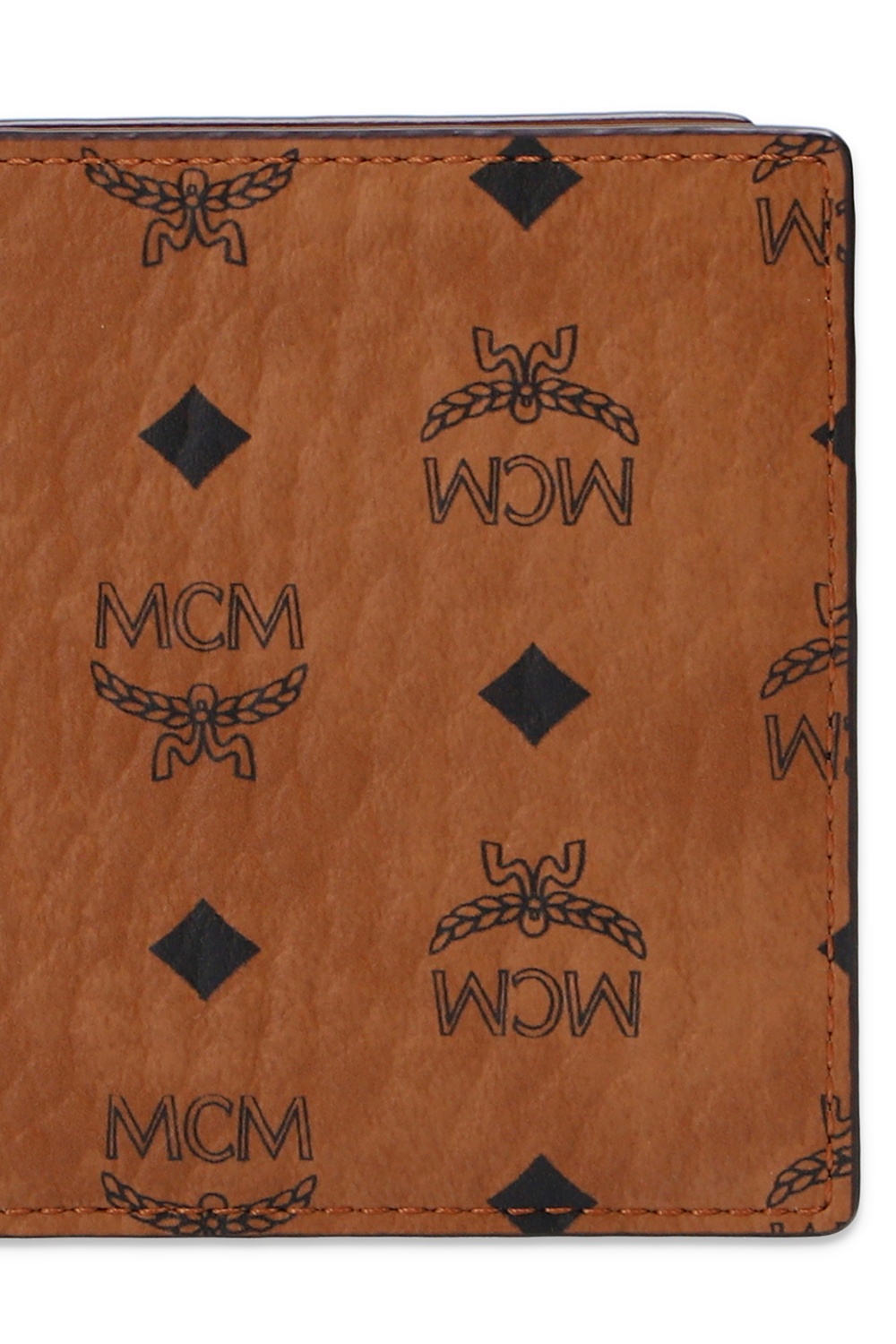 Mcm wallet cognac sale